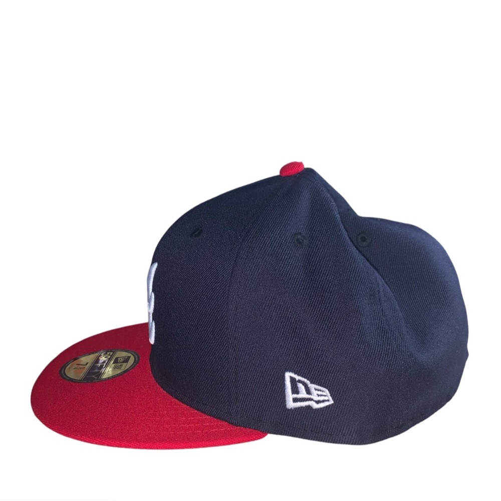 MLB New Era Atlanta Braves Fitted 2020 Postseason Sidepatch Size 7 3/4 - Picture 5 of 5
